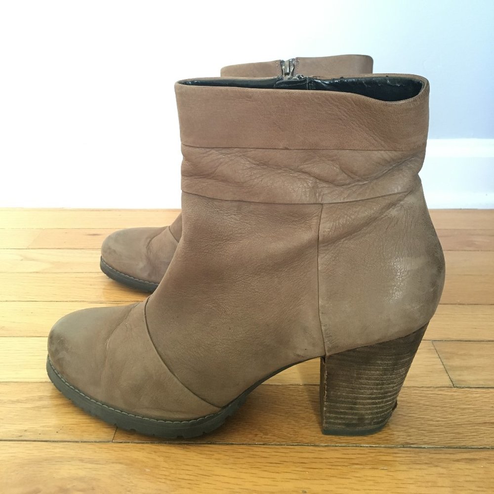 Clarks Leather Ankle Boots